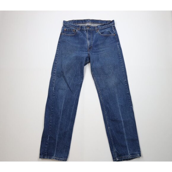 Levi's Other - Vintage 80s Levis 505xx Mens 36x32 Distressed Regular Straight Leg Jeans USA